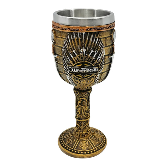 Copa Cáliz Resina Acero Game Of Thrones Iron Throne Dragones