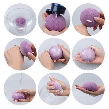 Esponja Natural Veganas Konjac Cosmetica Coreana (estoykuku)