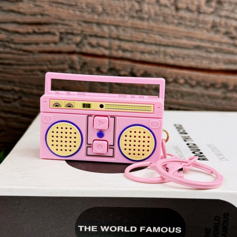 Llavero Mini Radio grabadora Music vintage
