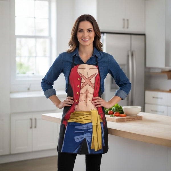 Delantal cocina divertidos One Piece anime