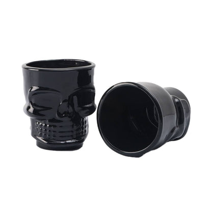 Set  4 Shot Vidrio Calavera Mexicana Tequila Cortito