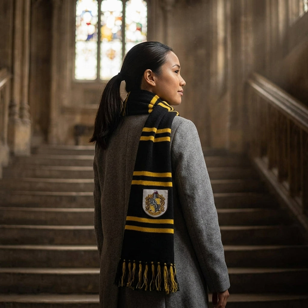 Bufanda Harry P Casa Hufflepuff  XL estoykuku