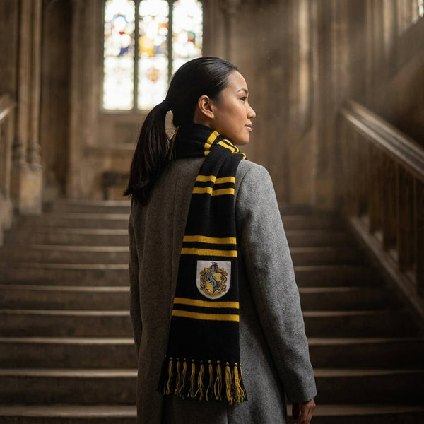 Bufanda Harry P Casa Hufflepuff  XL estoykuku