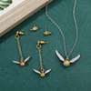 Set Collar Aros Golden Snitch Harry Potter