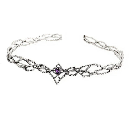 Diadema Tiara corona para cosplay elfos reyes medieval