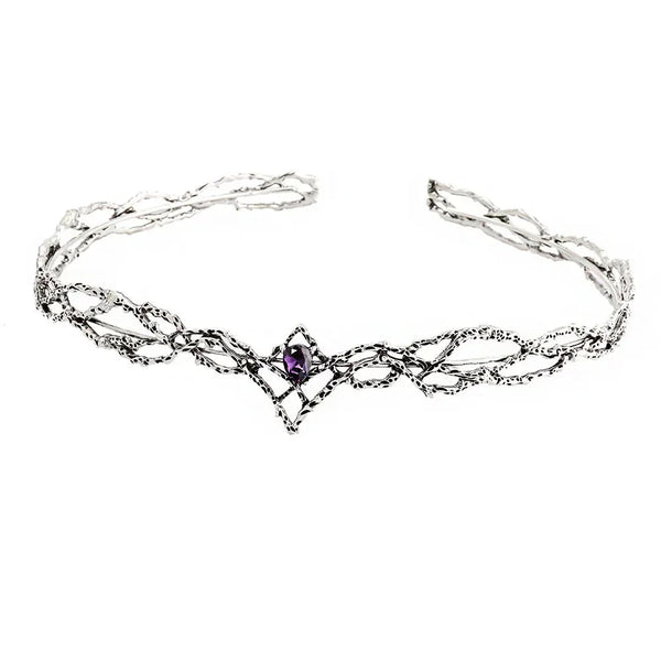 Diadema Tiara corona para cosplay elfos reyes medieval