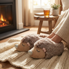 Pantuflas 3d Animalitos Cute Alpaca O Puercoespín Unisex