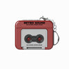 Llavero divertido mini radio con casette grabadora
