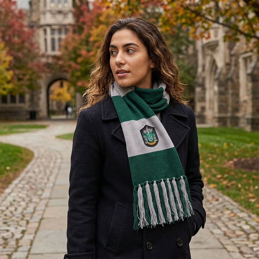 Bufanda harry Potter casa Slytherin Xl
