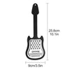 Rallador de acero inoxidable en forma de Guitarra Rock