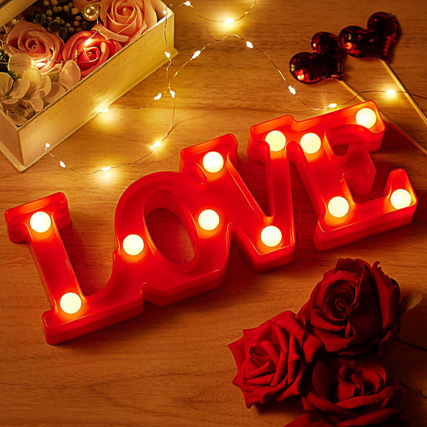 Lampara Led  Love   A Pilas Candy Bar Fiesta Niños