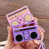 Llavero Mini Radio grabadora Music vintage