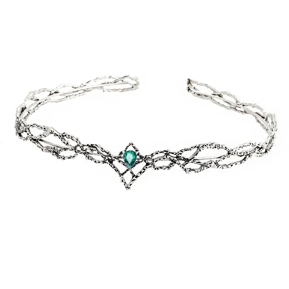 Diadema Tiara corona para cosplay elfos reyes medieval