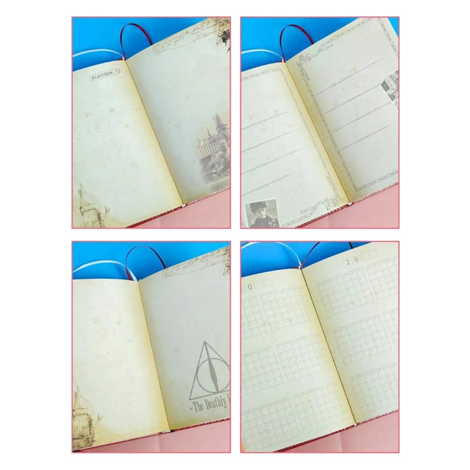 Planner Agenda gold premium Harry Potter Kawaii Hogwarts