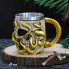 Tazón Calavera Skull Kraken Ghost Resina