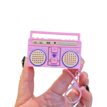 Llavero Mini Radio grabadora Music vintage