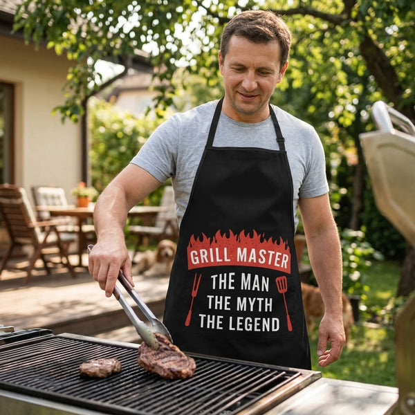 Delantal divertido  rey master de la parrilla KING MASTER