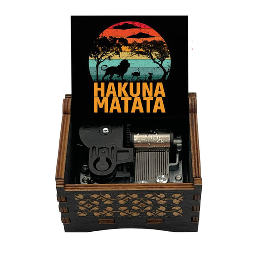 Caja Musical canción HAKUNA MATATA - El Rey León