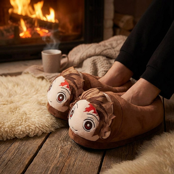 Pantuflas 3D Tanjiro demon Slayer Zapatilla levantar