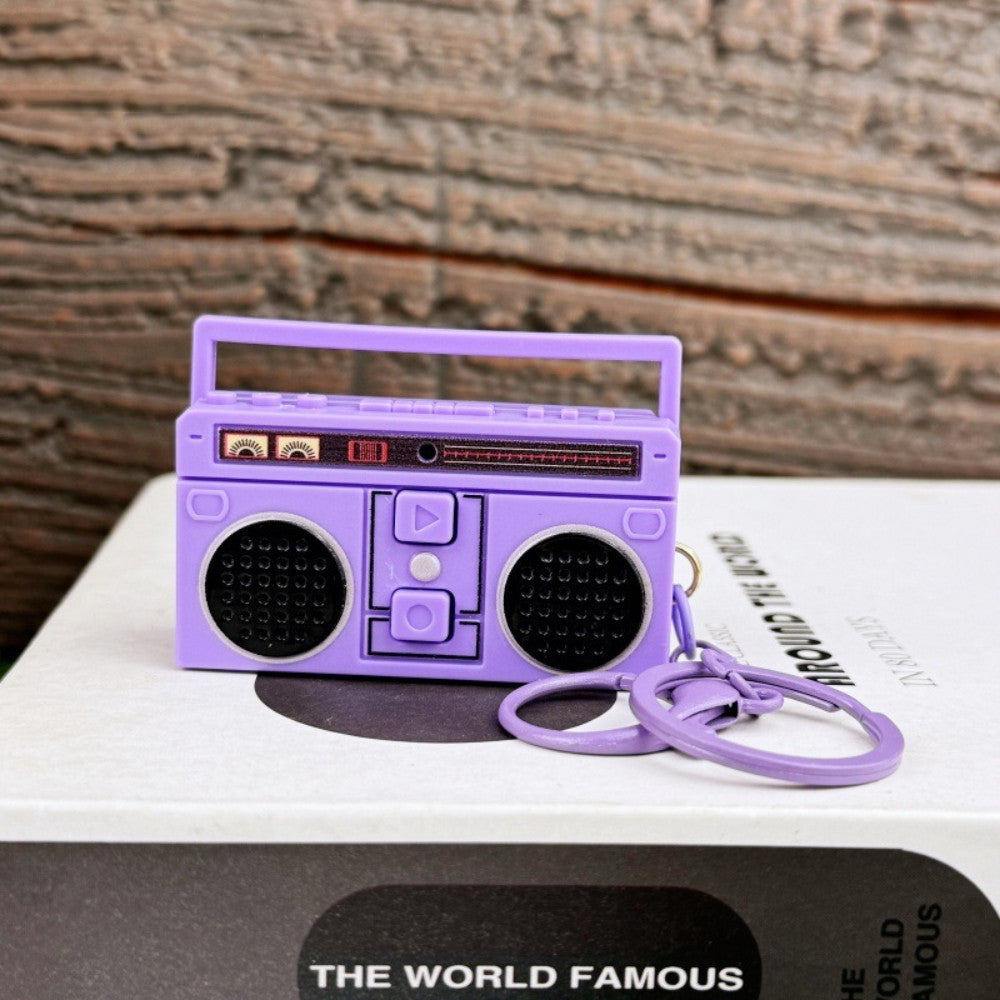 Llavero Mini Radio grabadora Music vintage