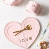 Set Enamorados tazas, platos, cucharas love corazon MR- MRS