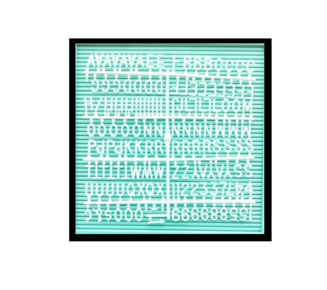 Pizarra letrero Vintage c/Letra Intercambiables tipo Fieltro