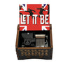 Caja Musical negra box music The Beatles "Let it be"