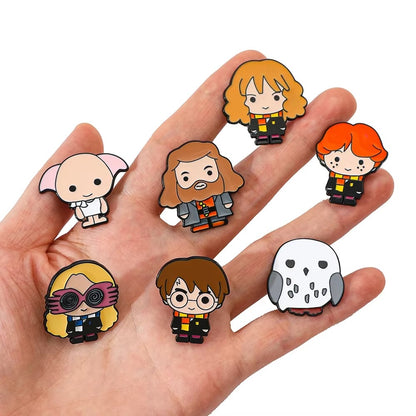 Set Pines Broches personajes de Harry Potter Chibi kawai