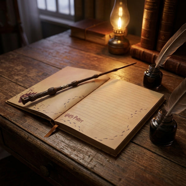 Libreta Agenda Harry Potter mapa (the Marauders Map)
