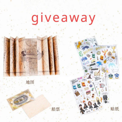 Planner Agenda gold premium Harry Potter Kawaii Hogwarts