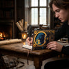 Libreta agenda diario Harry Potter carta Hogwarts Dorada