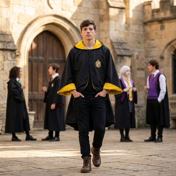Capa Túnica Cosplay Casas Hogwarts Harry Potter