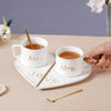 Set Enamorados tazas, platos, cucharas love corazon MR- MRS