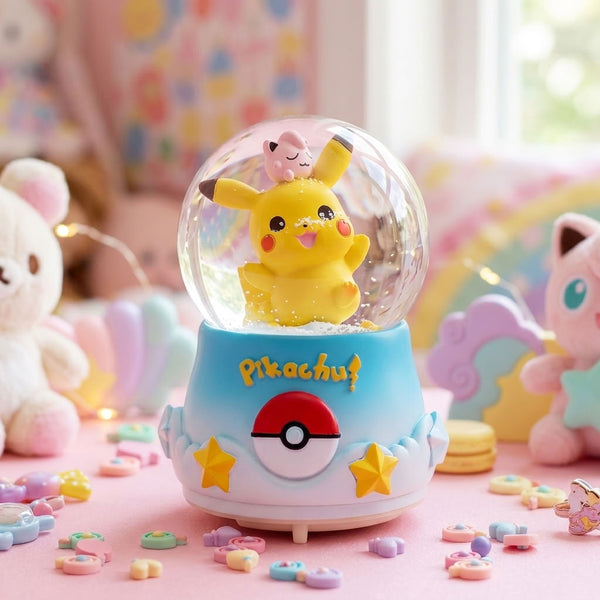 Lámpara Espantacuco Bola De Nieve Pikachu
