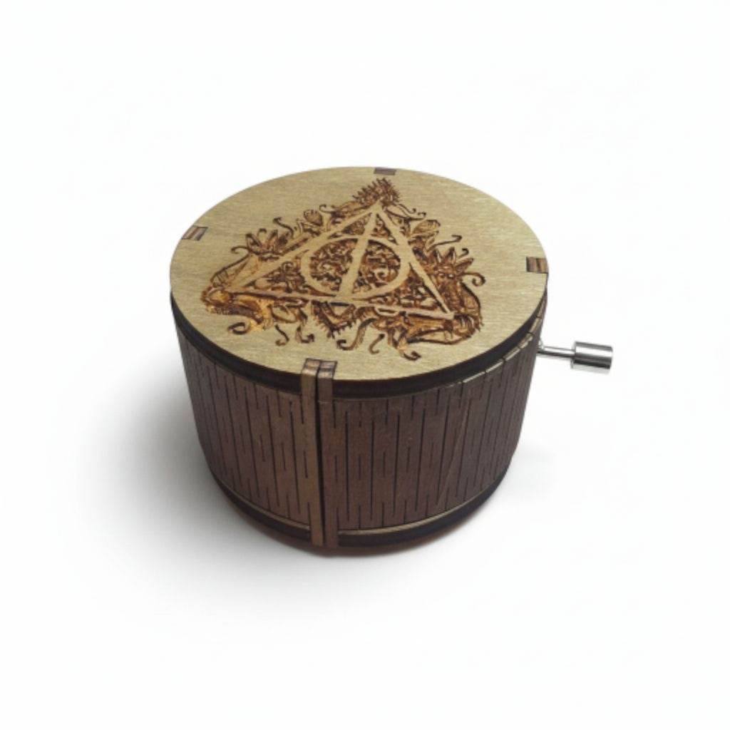 Caja Musical Madera Harry Potter Hogwarts