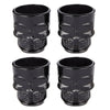 Set  4 Shot Vidrio Calavera Mexicana Tequila Cortito