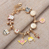 Pulsera Charms dorada dijes Sailor moon