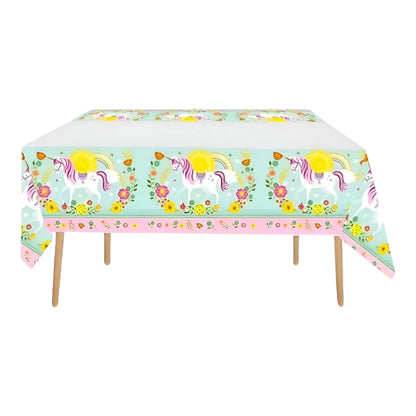 Set Cotillón Cumpleaños Unicornio 10 Niños Kawaii Rosado Tur