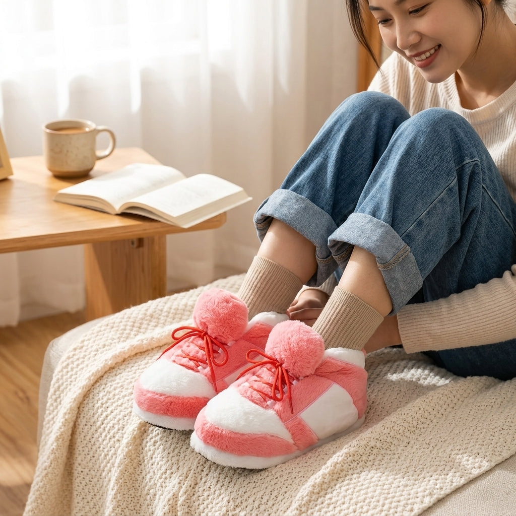 Pantuflas 3D estilo Zapatillas Felpa suaves