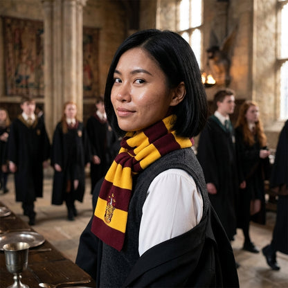 Bufanda Harry Potter Casa Gryffindor clásica estoykuku