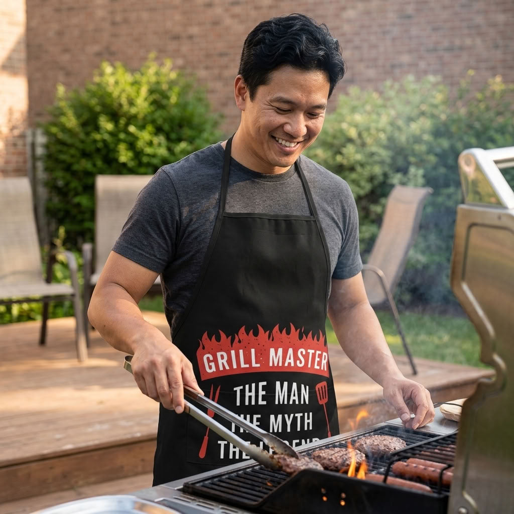 Delantal divertido  rey master de la parrilla KING MASTER