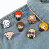 Set Pines Broches personajes de Harry Potter Chibi kawai