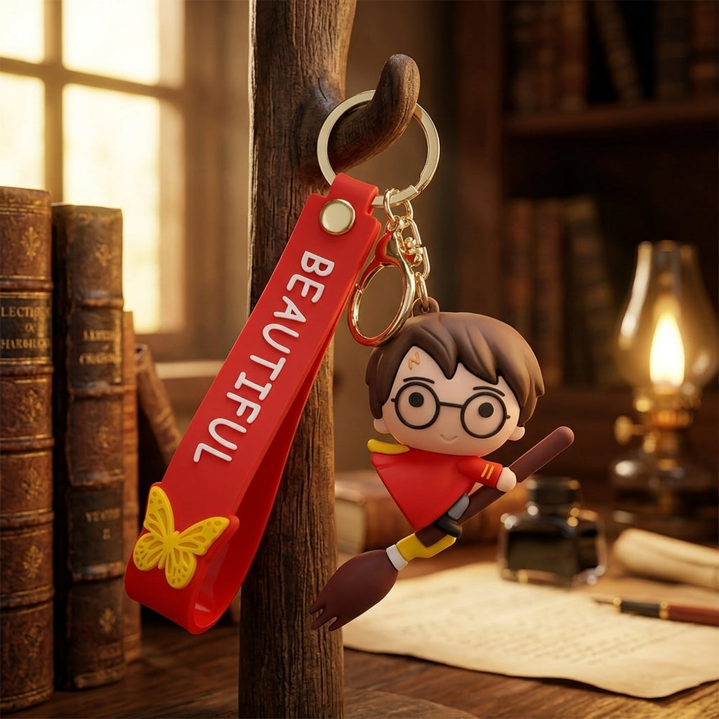 LLavero Harry Potter en escoba Nimbus 2000 Quidditch