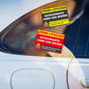 Pack Sticker pegatinas divertidas de advertencia de estacionamiento