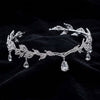 Diadema Tiara corona princesa elfos cristales brillantes