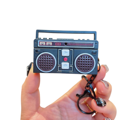 Llavero Mini Radio grabadora Music vintage