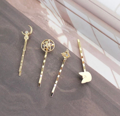 Set Pinches horquillas pinzas para el cabello Sailor moon