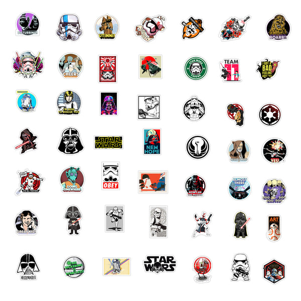 Pack Sticker Star Wars Stormtooper Darth Vader