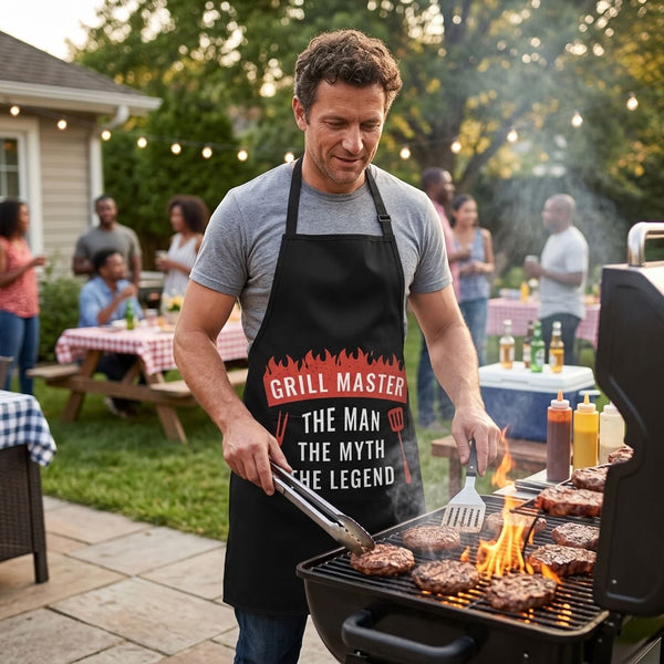 Delantal divertido  rey master de la parrilla KING MASTER