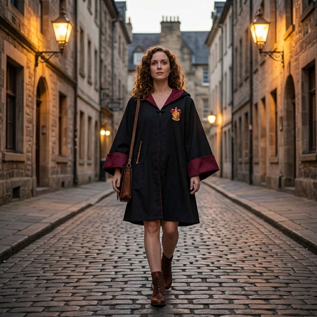 Capa Túnica Cosplay Casas Hogwarts Harry Potter